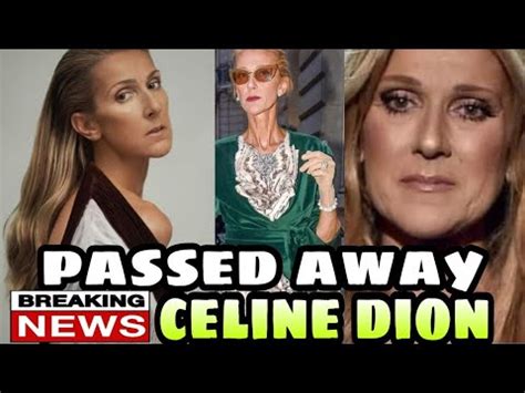 breaking news about celine dion.